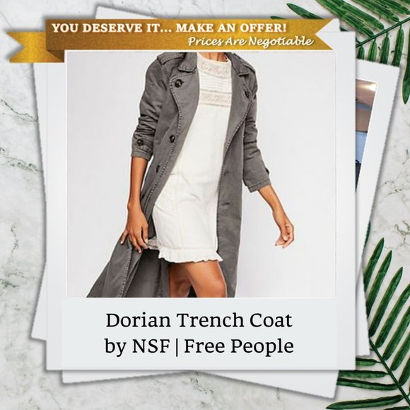 Free People Jackets & Blazers - Dorian Trench Coat by NSF and Free People S